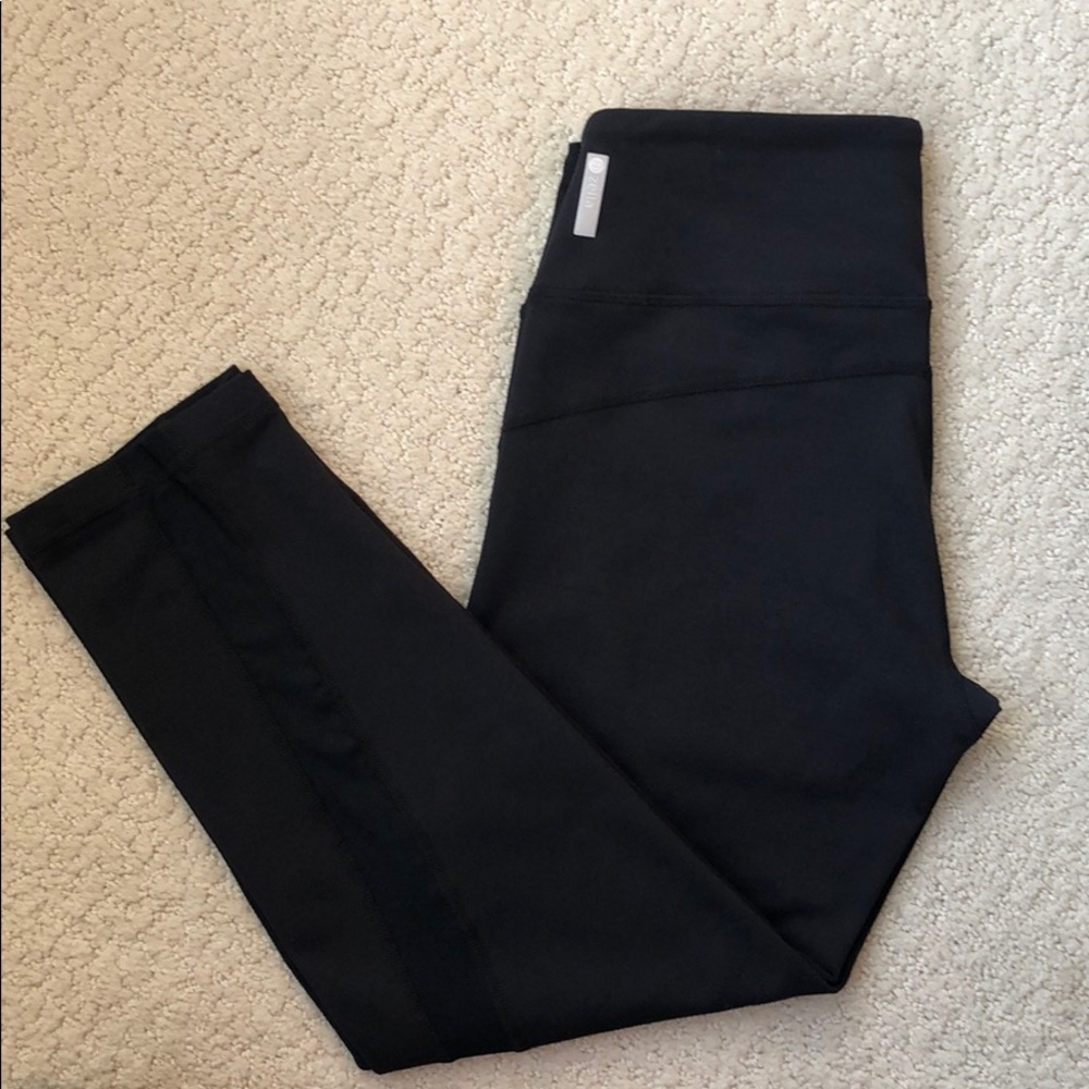 Zella cropped leggings with mesh detail